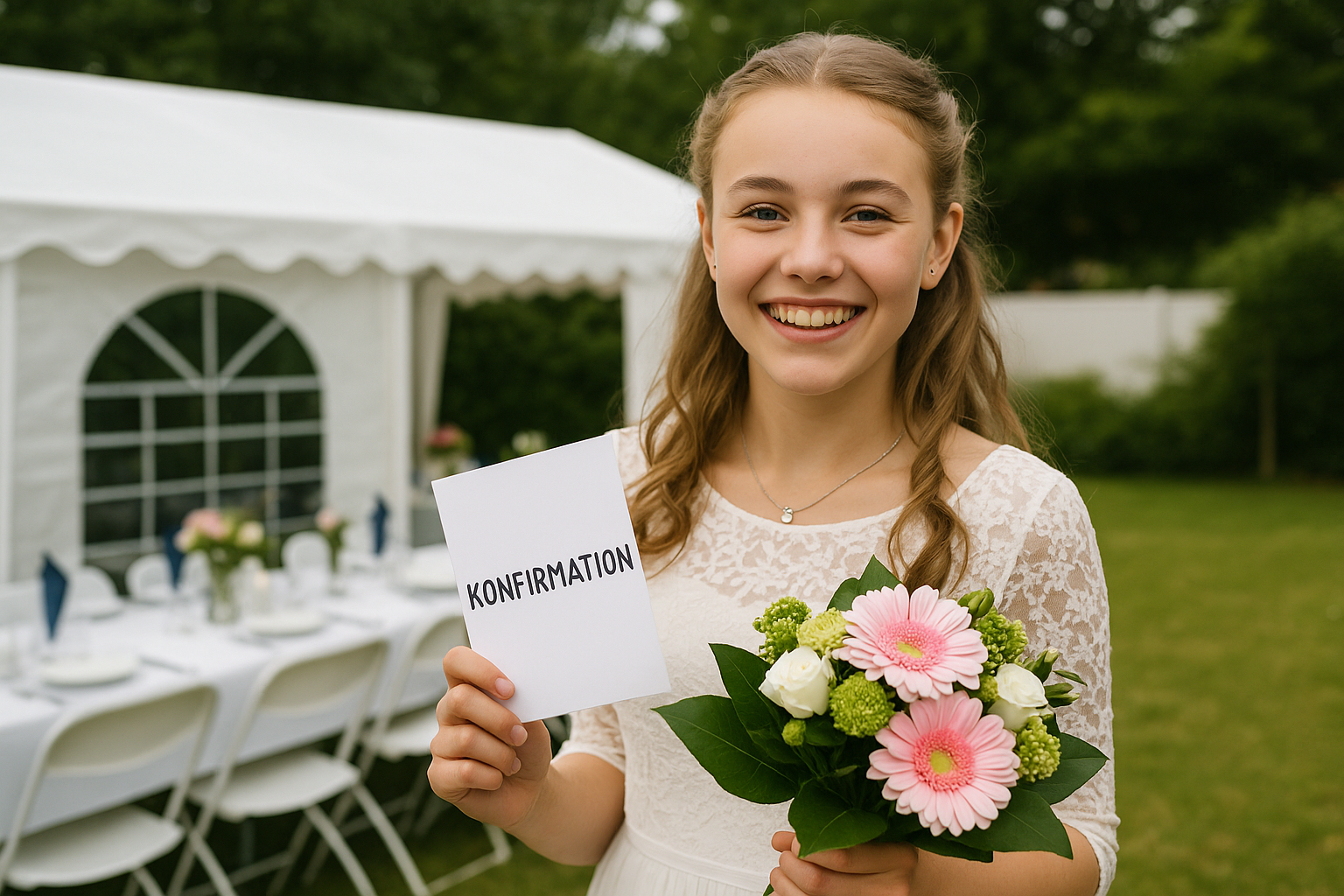 Konfirmationsfest i Østjylland